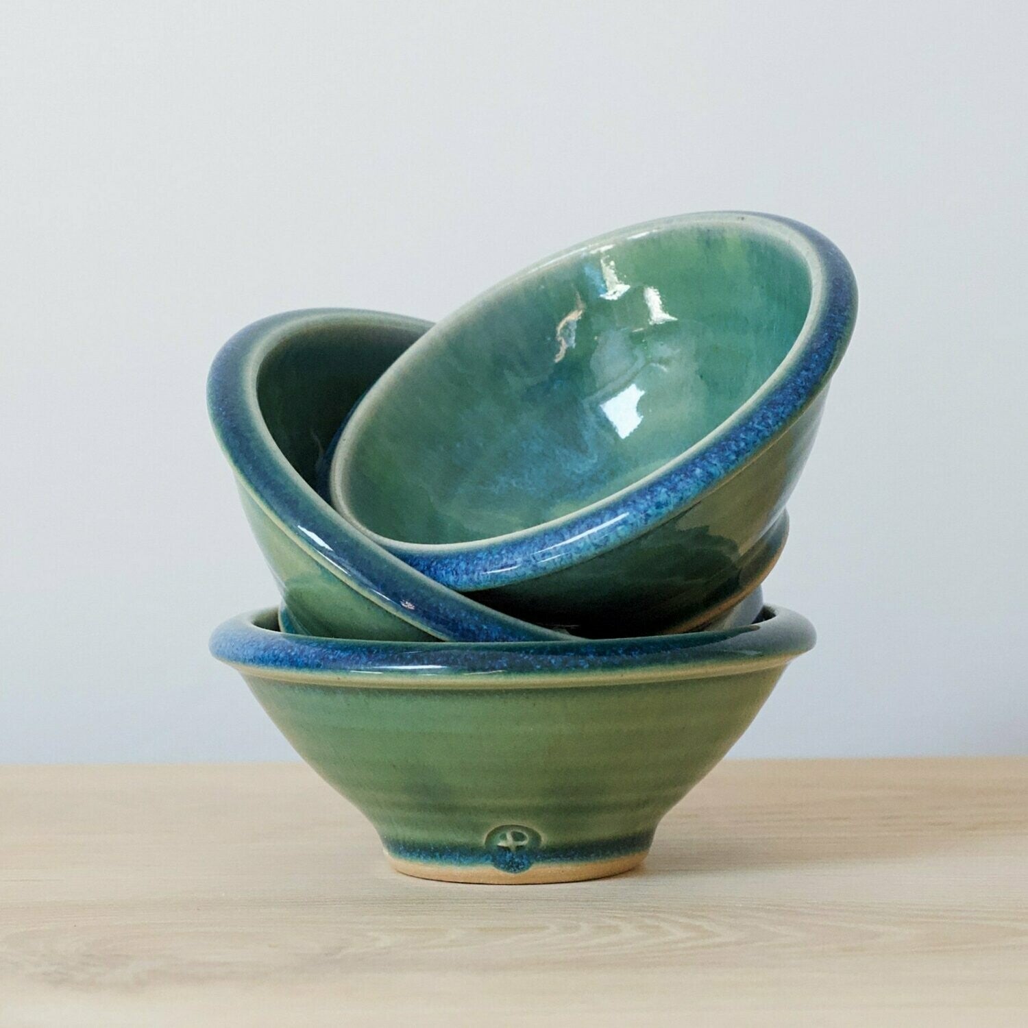 glazed green rustic ramekin - small – Jane Lovett